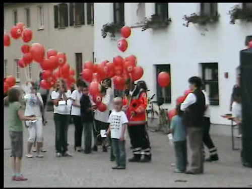 Video vom Luftballon-Start